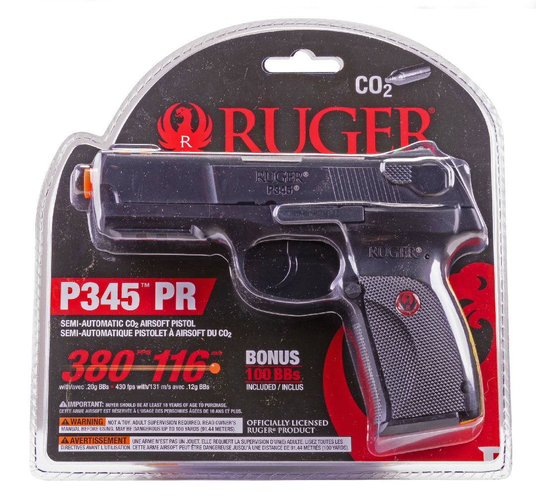 Umarex Ruger P345 PR CO2 Handgun - Black - Click Image to Close