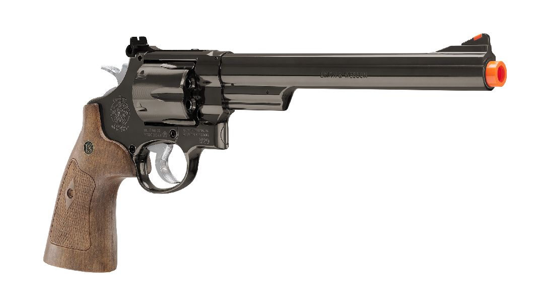 Umarex S&W M29 8" Barrel CO2 Revolver- Electroplated - Click Image to Close