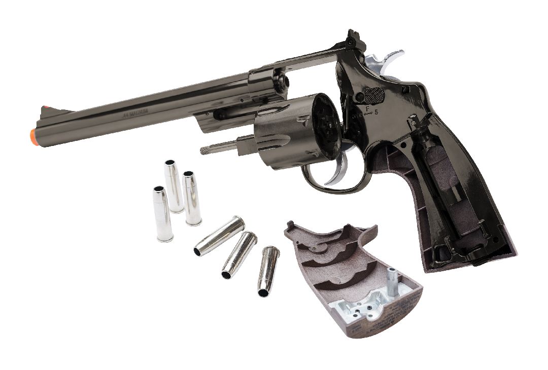 Umarex S&W M29 8" Barrel CO2 Revolver- Electroplated - Click Image to Close
